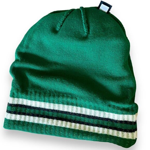 Denton Country Club Texas Stripe Cuffed Rugby Pom Pom Knit Beanie - Picture 14 of 16